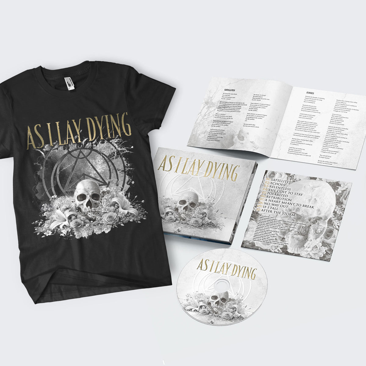 As I Lay Dying CD + Black Tee