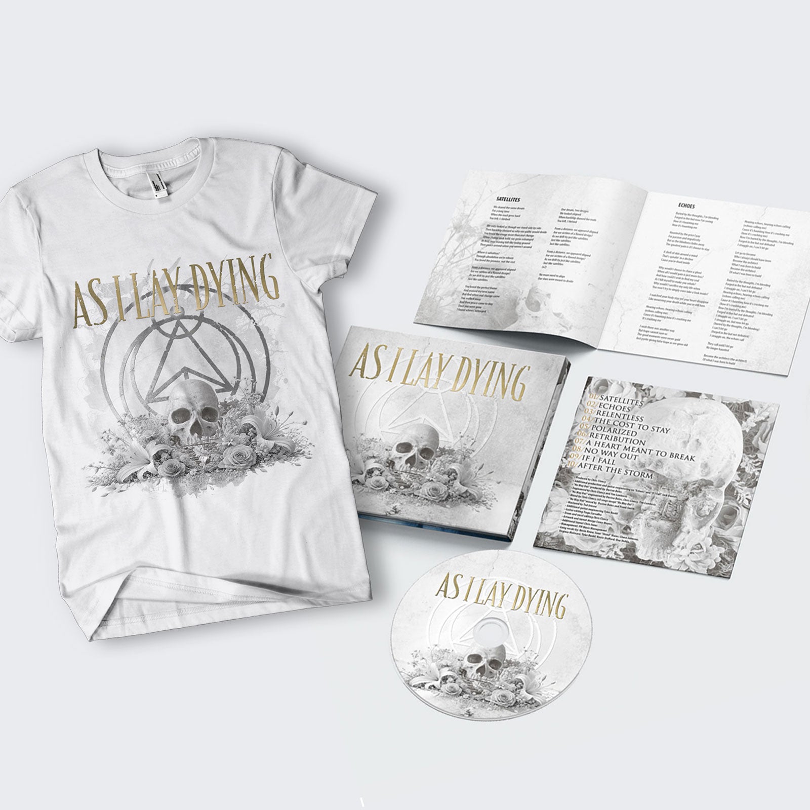 As I Lay Dying CD + Tee